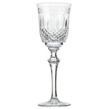 Taça Cristal Lapidado 68 P/Agua Incolor Mozart 350ml