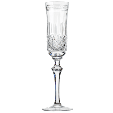 Taça Cristal Lapidado 68 P/Champagne Incolor Mozart 200ml