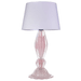 Abajur Murano Bianco Jade Rosa