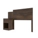 Cabeceira de Solteiro Altesa 1 Gavetas 1 Nichos Cacau