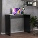 Mesa Escritório Escrivaninha Notebook Compact Preta