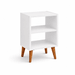 Mesa de Cabeceira Lim - 56x36x29,5cm - Cor Branco