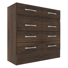 Cômoda Roupeiro Grande 8 Gavetas Cor Cacau Imperatriz