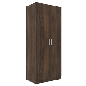 Guarda-Roupa Solteiro Monarca 2 Portas Cor Cacau