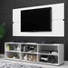 Rack Estante Grande C/ Painel Branco P/ TV Até 55 Polegadas