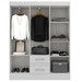 Guarda-Roupa Casal Magistral 6 Portas 2 Gavetas Cor Branco