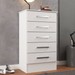 Cômoda 5 Gavetas Branca Esplendor