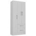 Guarda-Roupa de Solteiro 3 Portas 2 Gaveta Prime Branco