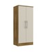 Armário Multiuso 2 Portas Nature/Off-White Regente