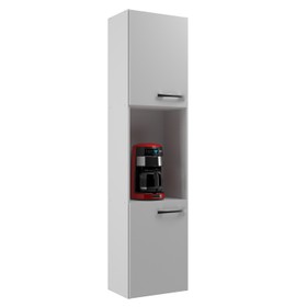 Paneleiro Cozinha Veneza 2 Portas 1 Nicho Branco