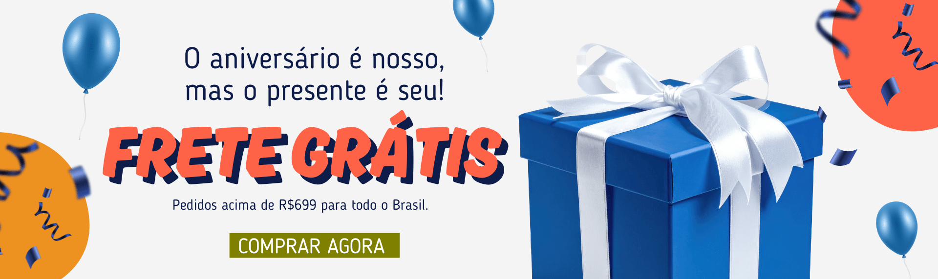 Banner Principal | Julho FRETE {Desktop}