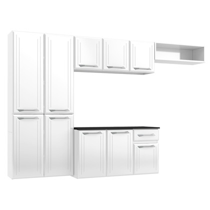 Cozinha de Aço Compacta Telasul Topázio Smart 4 Peças Branco - Telasul