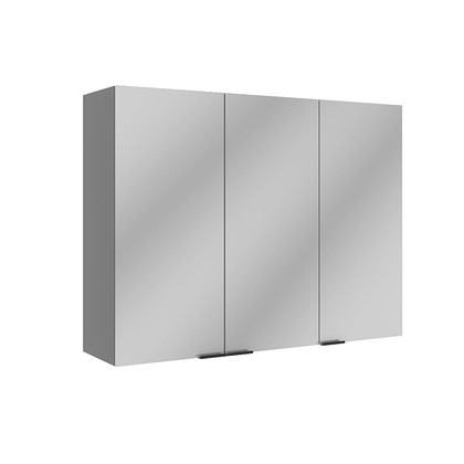 Armário Aéreo Lumina 1200mm 3 Portas Cinza/ Cinza Lacca - Telasul