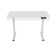 Mesa Gamer Escrivaninha Regulagem de Altura Elétrica 120 X 60cm Flexispot Branco - Telasul