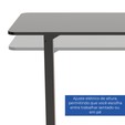 Mesa Gamer Escrivaninha Regulagem de Altura Elétrica 120 X 60cm Flexispot Preto - Telasul