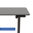 Mesa Gamer Escrivaninha Regulagem de Altura Elétrica 120 X 60cm Flexispot Preto - Telasul