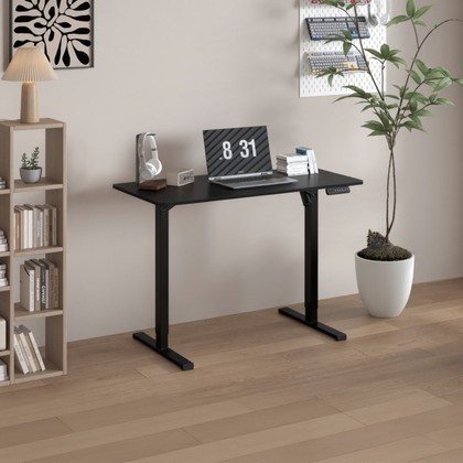 Mesa Gamer Escrivaninha Regulagem de Altura Elétrica 120 X 60cm Flexispot Preto - Telasul