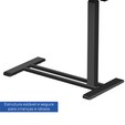 Mesa Auxiliar de Altura Ajustável 70x66cm Flexispot Grafite - Telasul
