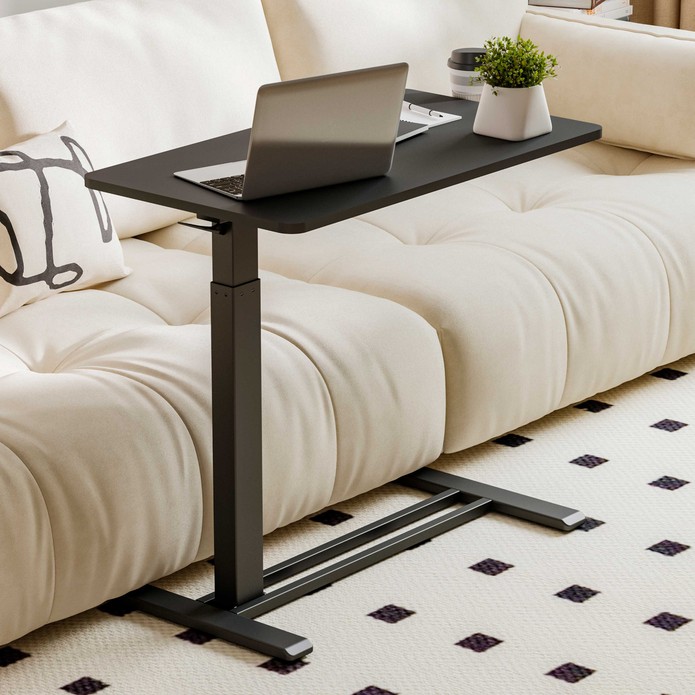 Mesa Auxiliar de Altura Ajustável 70x66cm Flexispot Grafite - Telasul