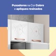 Armário de Cozinha de Aço Aéreo Duplo Baixo Mirage New Branco - Telasul