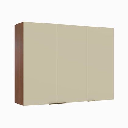 Armário Aéreo Lumina 1200mm 3 Portas Arenas/Freijó - Telasul