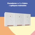 Armário de Cozinha de Aço Aéreo Triplo Médio Mirage New Branco - Telasul