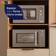 Cozinha Lumina para Forno e Micro-Ondas e Rorapé Arenas/Freijó - Telasul