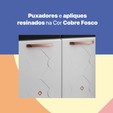 Balcão de Cozinha de Aço Triplo Mirage New C/ Tampo Branco/Preto - Telasul