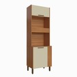 Paneleiro Fiorela 70 Cm Forno e Micro Arenas/Freijó - Telasul