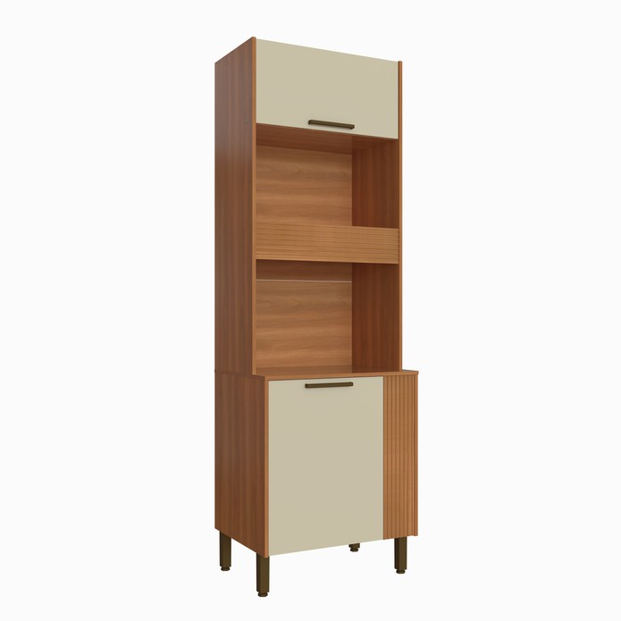 Paneleiro Fiorela 70 Cm Forno e Micro Arenas/Freijó - Telasul
