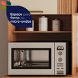 Cozinha Completa Fiorela 4 Peças para Micro-Ondas Arenas/Freijó - Telasul