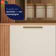 Cozinha Completa Fiorela para Micro-Ondas com Vidro Arenas/Freijó - Telasul
