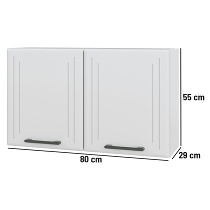 Armário Liz Duplo Médio Branco - Telasul Aço