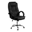 Cadeira de Escritório Home Office Giratória com Altura Ajustável Preto - Telasul