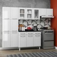 Cozinha de Aço Compacta Topázio 3 Peças Branco - Telasul