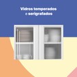 Cozinha de Aço Compacta Topázio 3 Peças Branco - Telasul