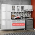 Cozinha de Aço Compacta Topázio 3 Peças Branco - Telasul