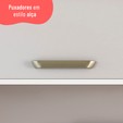 Armário Aéreo Cozinha Aéreo Pimenta 3 Portas Freijó/Branco - Telasul