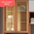 Cozinha Completa Pimenta 12 Portas 2 Gavetas Freijó/Branco - Telasul