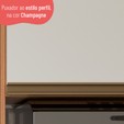 Armário Aéreo Cozinha Macadâmia 1 Porta Freijó/Branco - Telasul