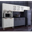 Cozinha de Aço Compacta Mirage 3 Peças Branco - Telasul