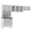 Cozinha de Aço Compacta Mirage 3 Peças Branco - Telasul