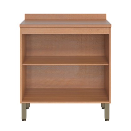 Balcão Macadâmia 800mm com Tampo 2 Portas Freijó/Branco - Telasul