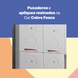 Cozinha Aço Completa Mirage New 3vidros C/Balcão Branco - Telasul