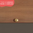Armário Sálvia 80cm com 1 Porta Basculante Freijó - Telasul