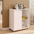 Balcão Fruteira âmbar 1 Porta Branco - Telasul
