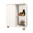 Balcão Fruteira âmbar 1 Porta Branco - Telasul