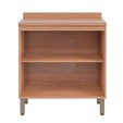 Balcão Sálvia 80cm com Tampo 2 Portas Freijó/Verde - Telasul