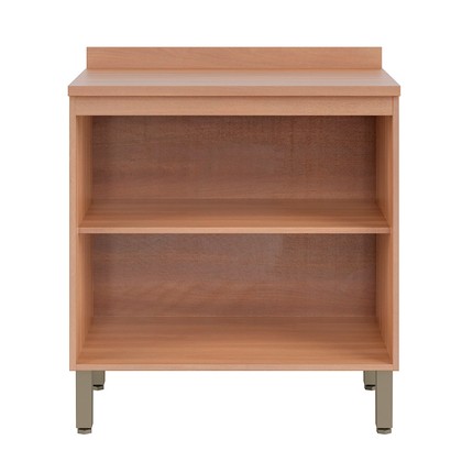 Balcão Sálvia 80cm com Tampo 2 Portas Freijó/Azul - Telasul