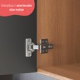 Balcão Gabinete Sálvia 120cm com Tampo 2 Portas 3 Gavetas Freijó/Grafite - Telasul